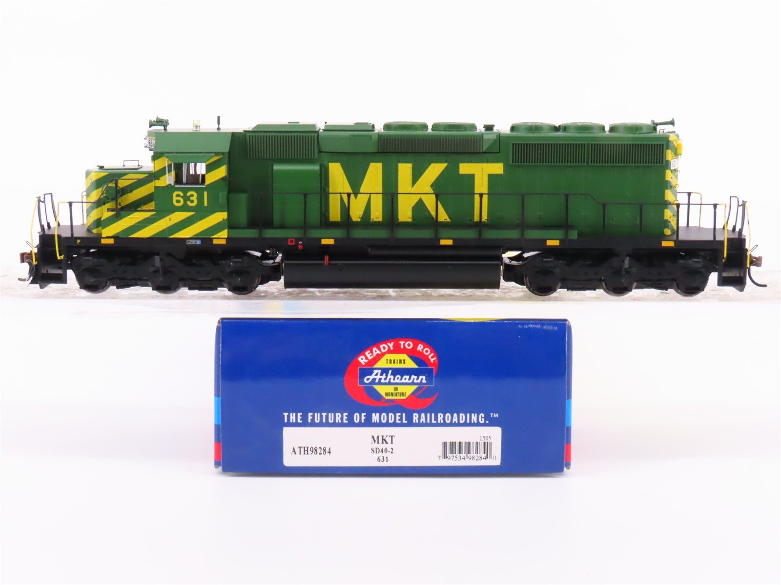 HO Scale Athearn ATH98284 MKT Missouri Kansas Texas SD40-2 Diesel Loco #631