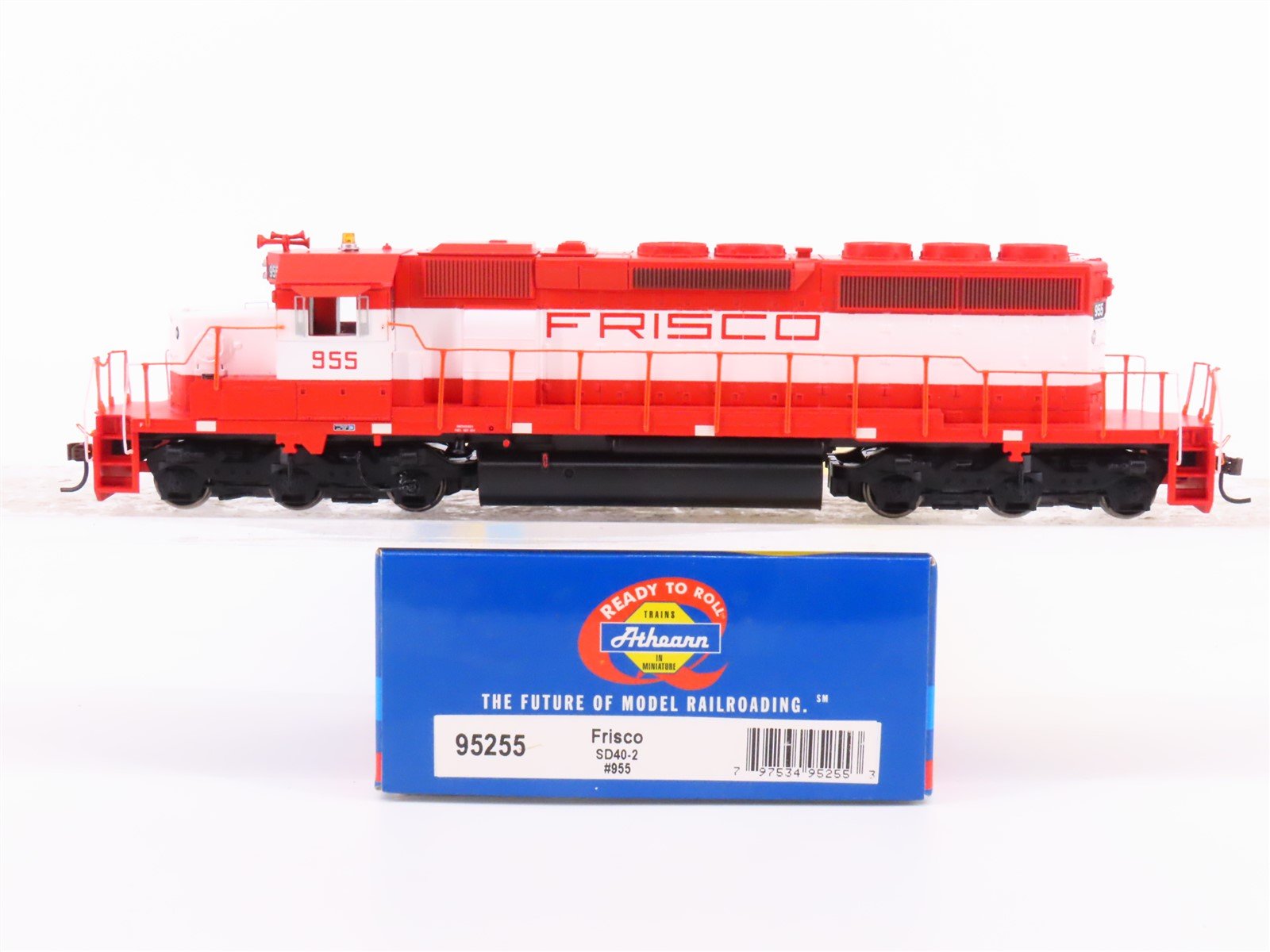 HO Scale Athearn 95255 SLSF Frisco SD40-2 Diesel Locomotive #955