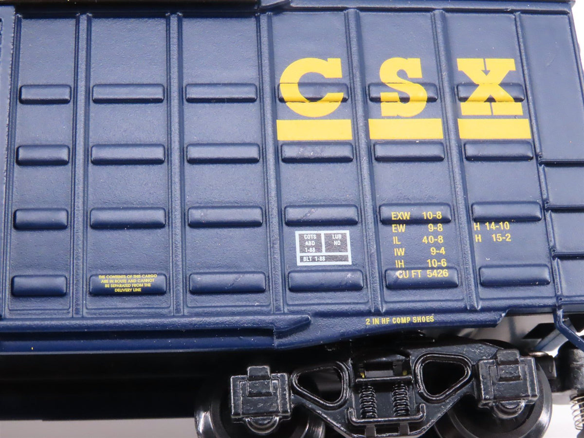 S Scale American Flyer 6-47967 CSXT Waffle Side Single Door Box Car #136156