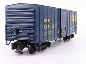 S Scale American Flyer 6-47967 CSXT Waffle Side Single Door Box Car #136156