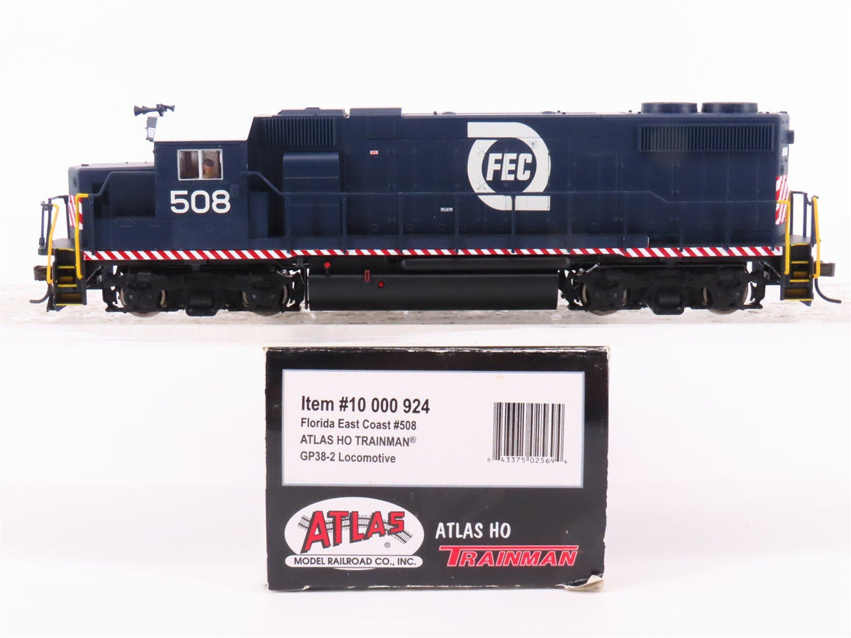 HO Scale Atlas Trainman 10000924 FEC Florida East Coast GP38-2 Diesel Loco #508