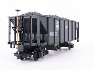 G Scale LGB 4076 East Broad Top 2 Bay Hopper Car #880 w/Coal Load