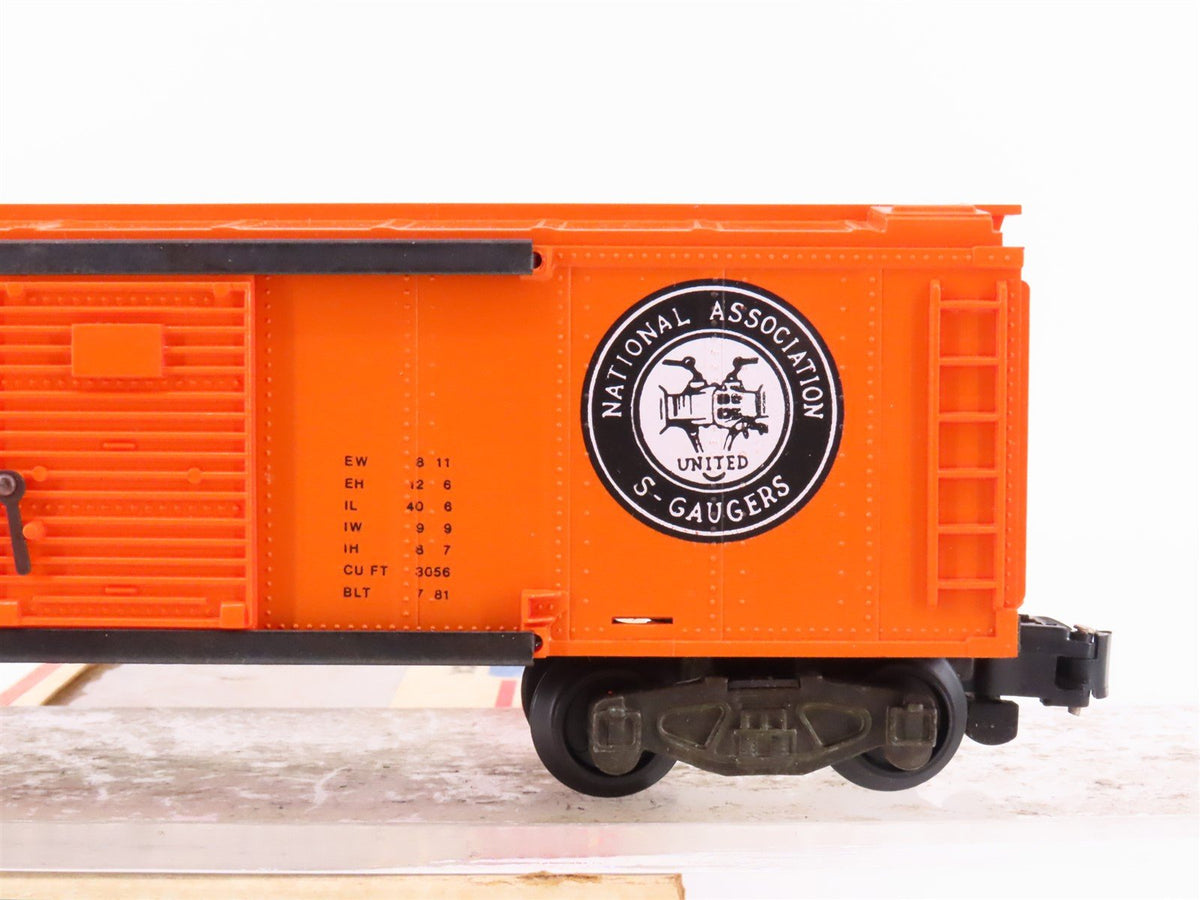 S Scale American Flyer 4-0700 NASG National Association S-Gaugers Box Car #0700