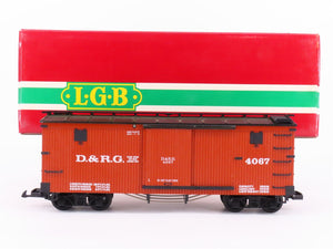 G Scale LGB 4067 DRGW Rio Grande Wood Reefer Car #4067