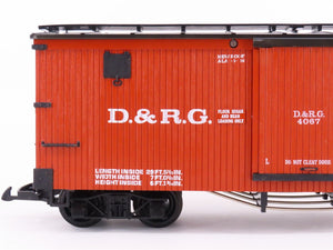 G Scale LGB 4067 DRGW Rio Grande Wood Reefer Car #4067