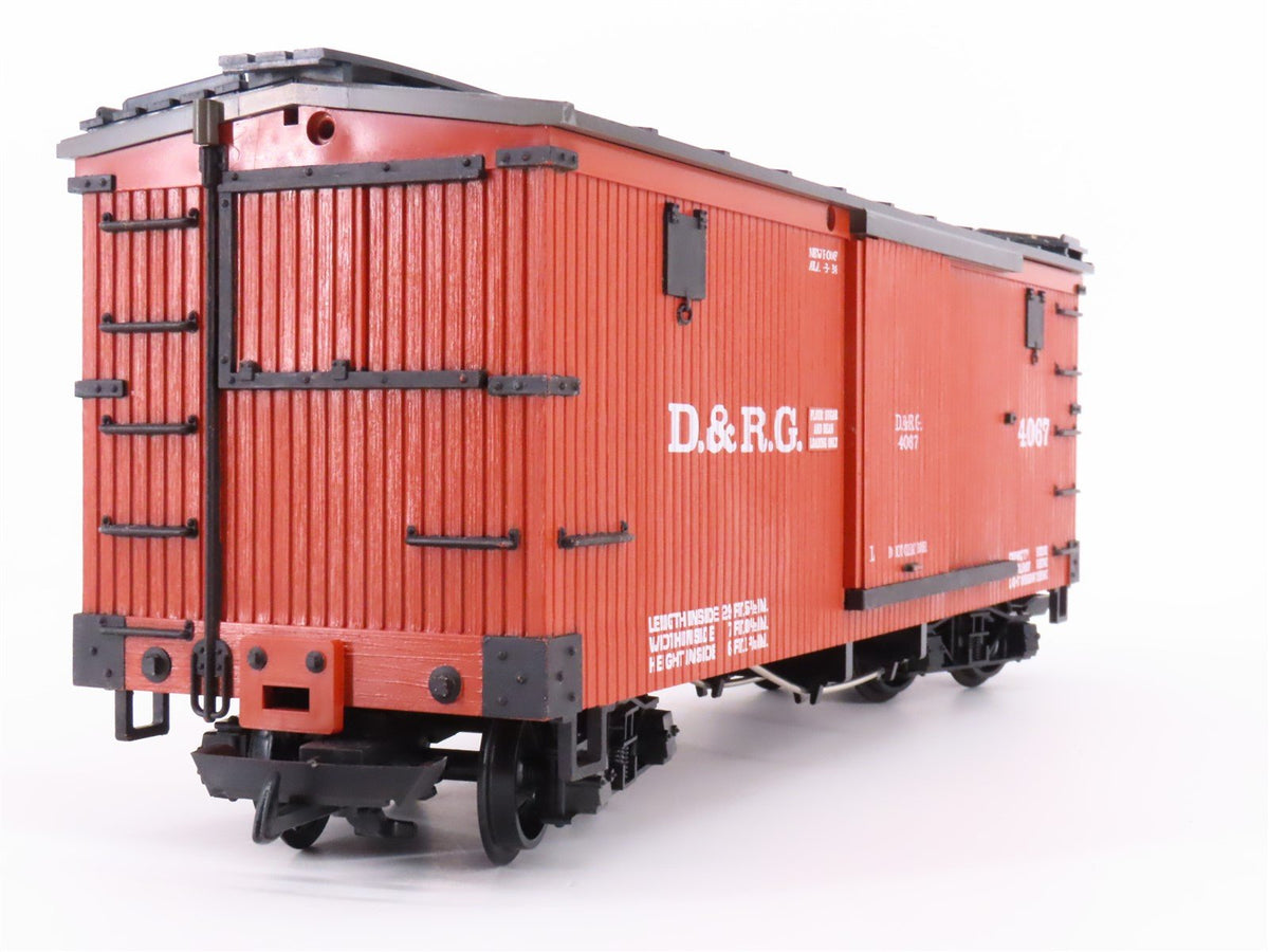 G Scale LGB 4067 DRGW Rio Grande Wood Reefer Car #4067