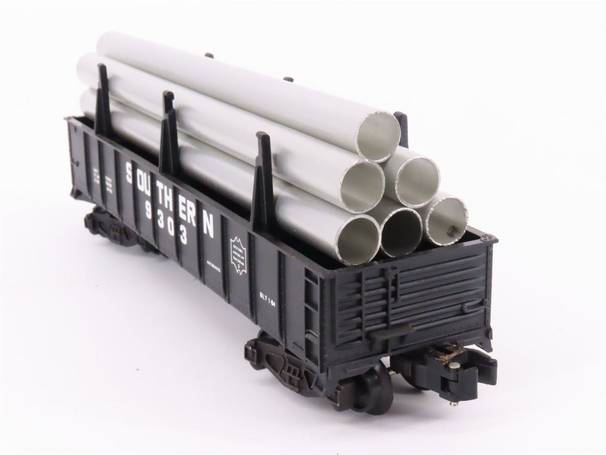 S Scale American Flyer 4-9303 SOU Southern Gondola #9303 w/ Cannisters