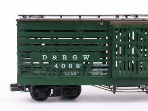 G Scale LGB 4068 DRGW Rio Grande Cattle Stock Car #4068