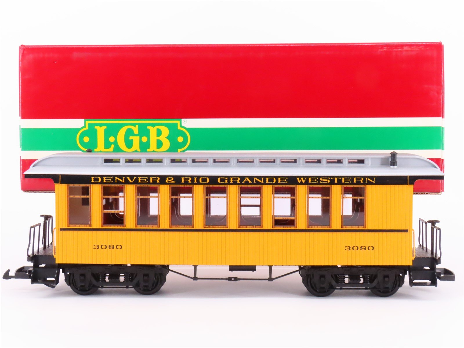 G Scale LGB 3080 DRGW Rio Grande Coach Passenger Car #3080