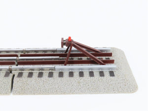 O Gauge 3-Rail Lionel 6-12035 FasTrack Lighted Track Bumpers