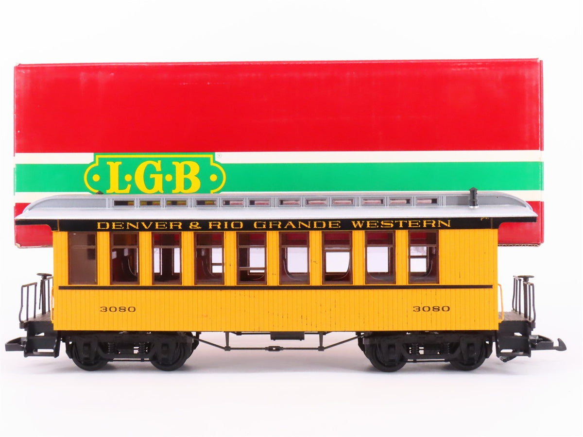 G Scale LGB 3080 DRGW Rio Grande Coach Passenger Car #3080