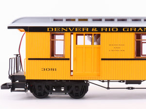 G Scale LGB 3081 DRGW Rio Grande Combine Passenger Car #3081