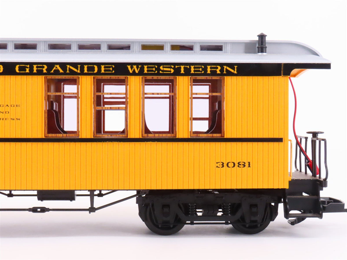 G Scale LGB 3081 DRGW Rio Grande Combine Passenger Car #3081