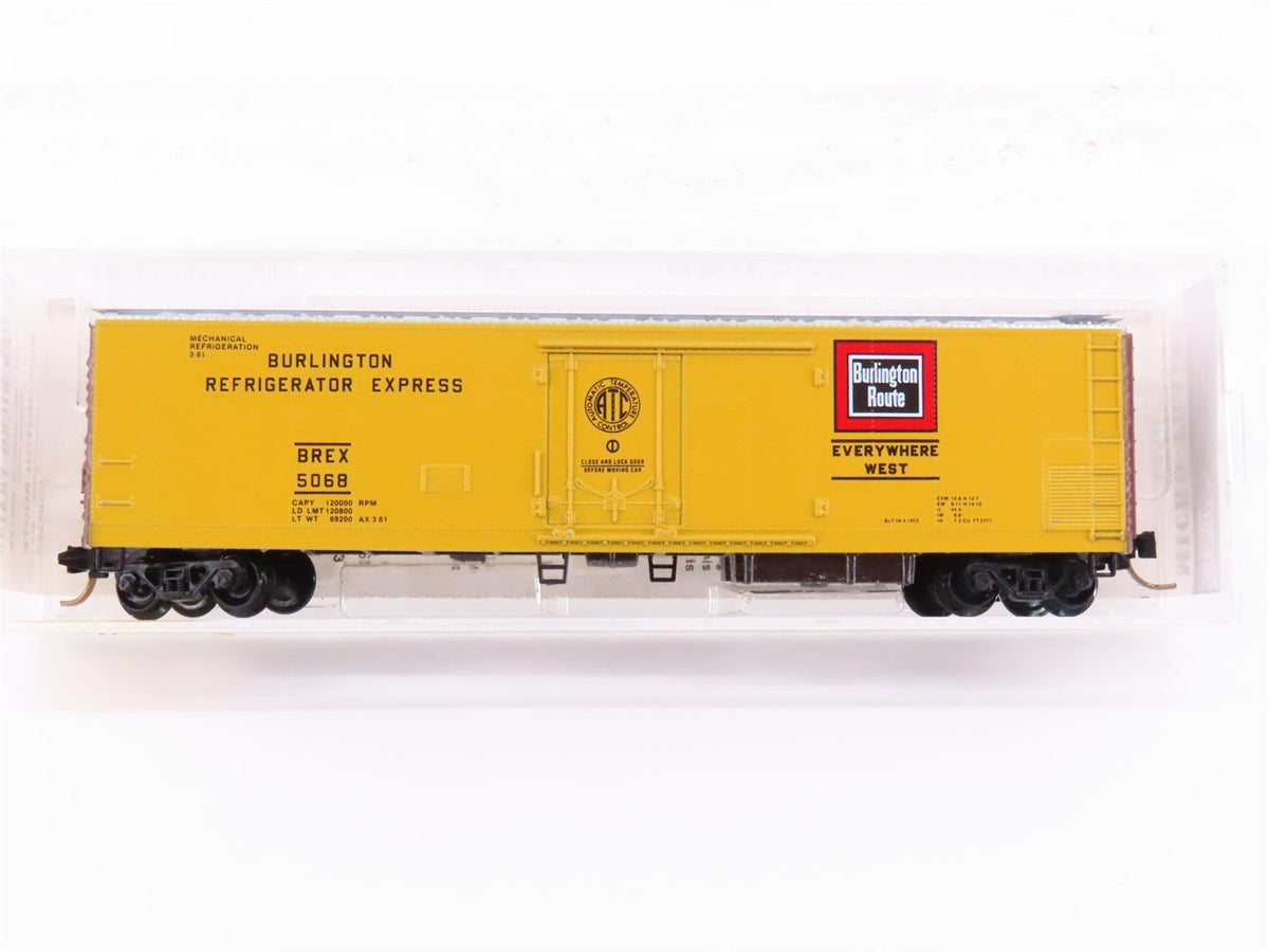 N Kadee Micro-Trains MTL 69040 BREX Burlington Route Mechanical Reefer #5068