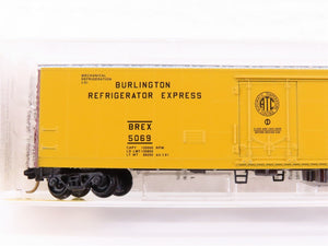 N Kadee Micro-Trains MTL 69040 BREX Burlington Route Mechanical Reefer #5069