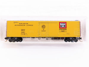 N Kadee Micro-Trains MTL 69040 BREX Burlington Route Mechanical Reefer #5067