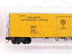 N Kadee Micro-Trains MTL 69040 BREX Burlington Route Mechanical Reefer #5067