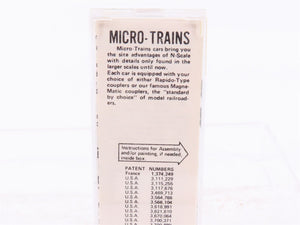 N Scale Kadee Micro-Trains MTL 47130 Adolphus 40' Wood Sheathed Reefer #2198