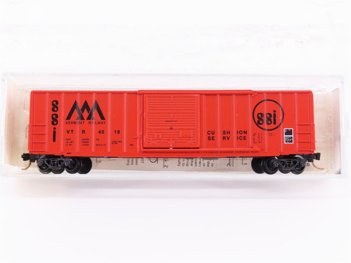 N Scale Kadee Micro-Trains MTL 25220 SSI VTR Vermont Railways 50&#39; Box Car #4019