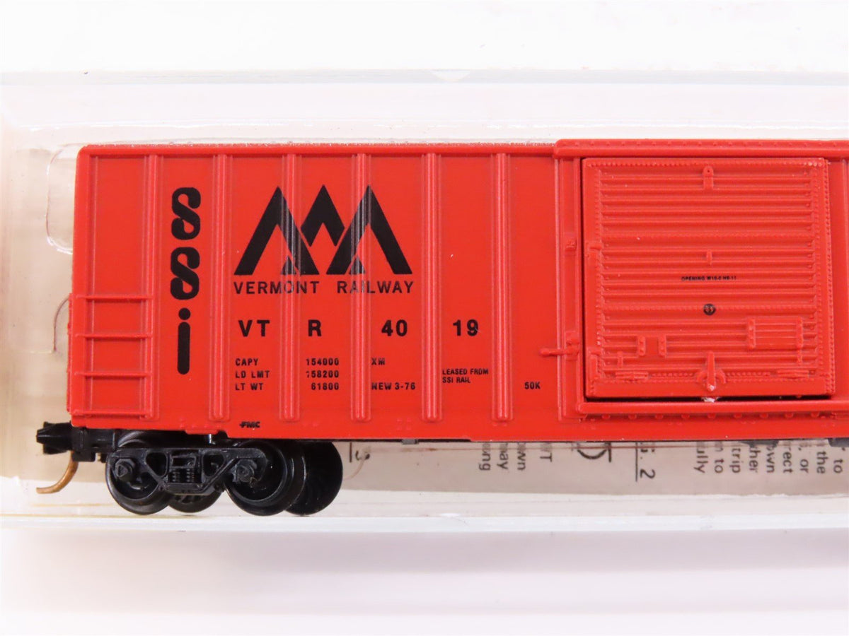 N Scale Kadee Micro-Trains MTL 25220 SSI VTR Vermont Railways 50&#39; Box Car #4019