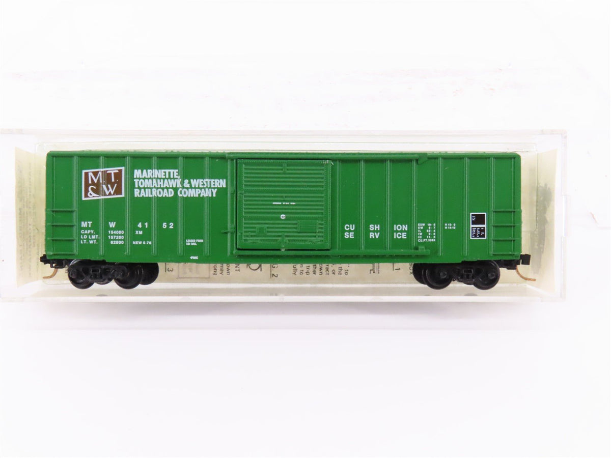 N Kadee Micro-Trains MTL 25050 MTW Marinette Tomahawk &amp; Western Box Car #4152