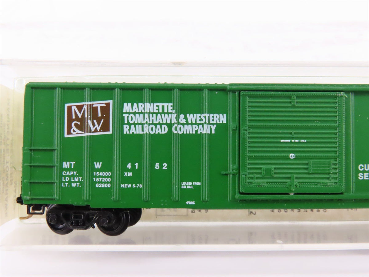 N Kadee Micro-Trains MTL 25050 MTW Marinette Tomahawk &amp; Western Box Car #4152