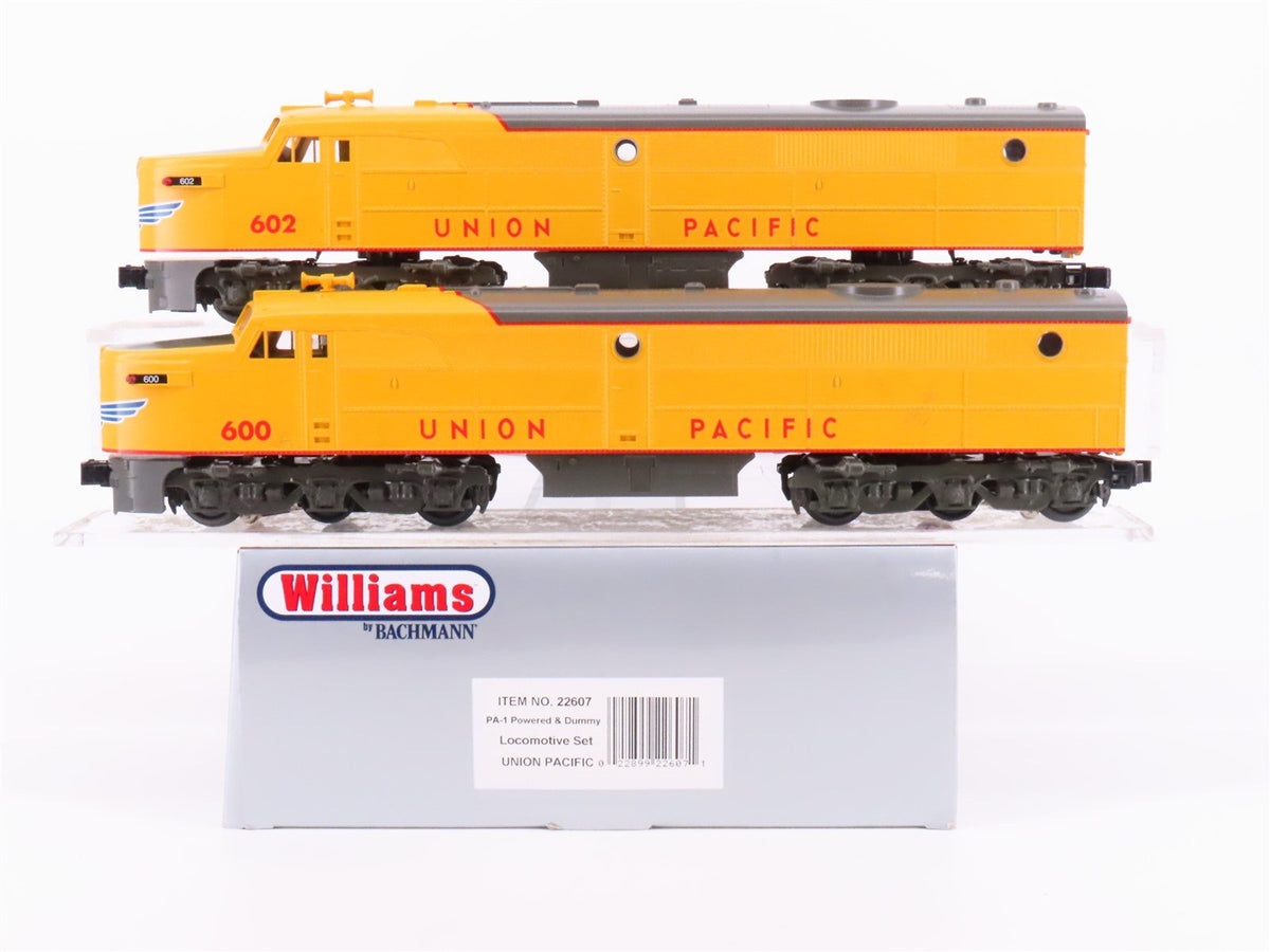 O Gauge 3-Rail Williams 22607 UP Union Pacific PA-1 A/A Diesel Locomotive Set