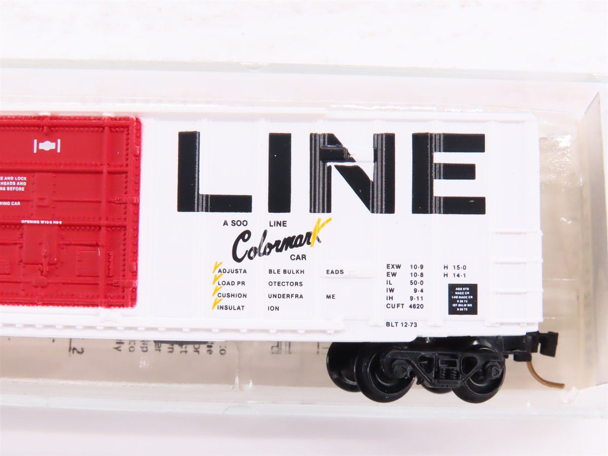 N Scale Kadee Micro-Trains MTL 27120 SOO Line 50&#39; Plug Door Box Car #178528