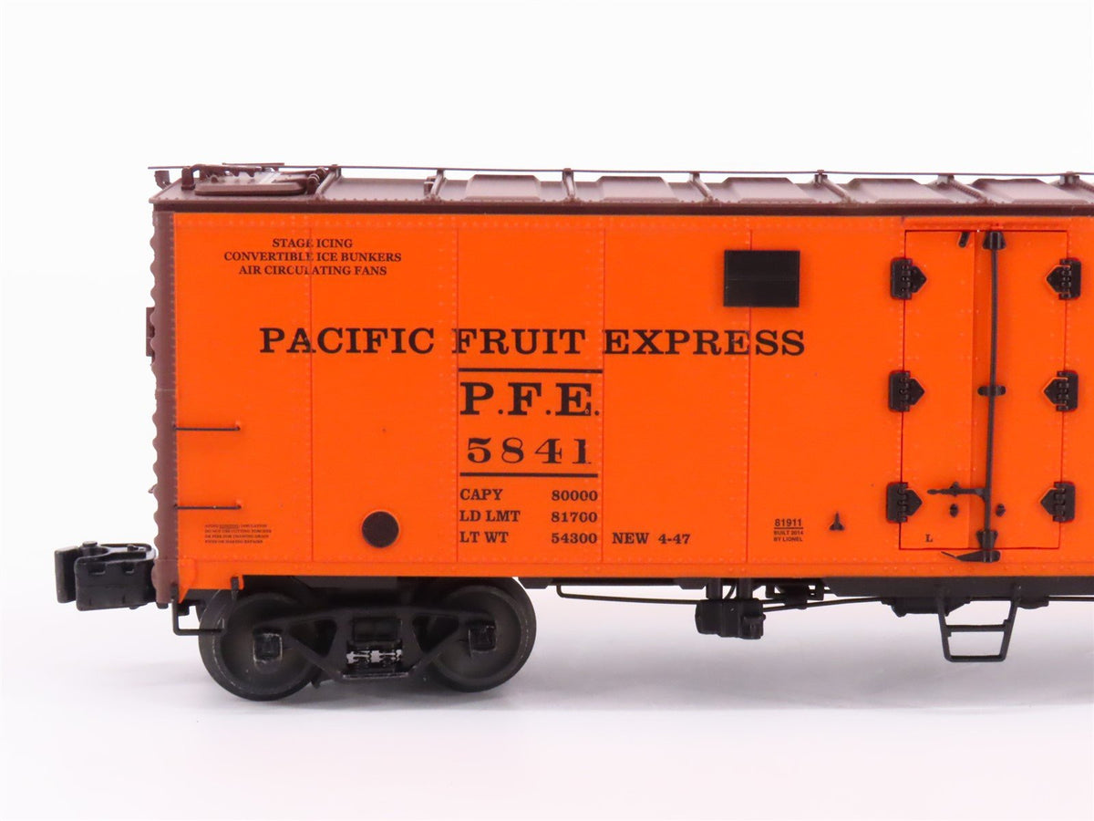 O Gauge 3-Rail Lionel 6-81908 SP UP PFE Pacific Fruit Express Steel Reefer 3-Pk.