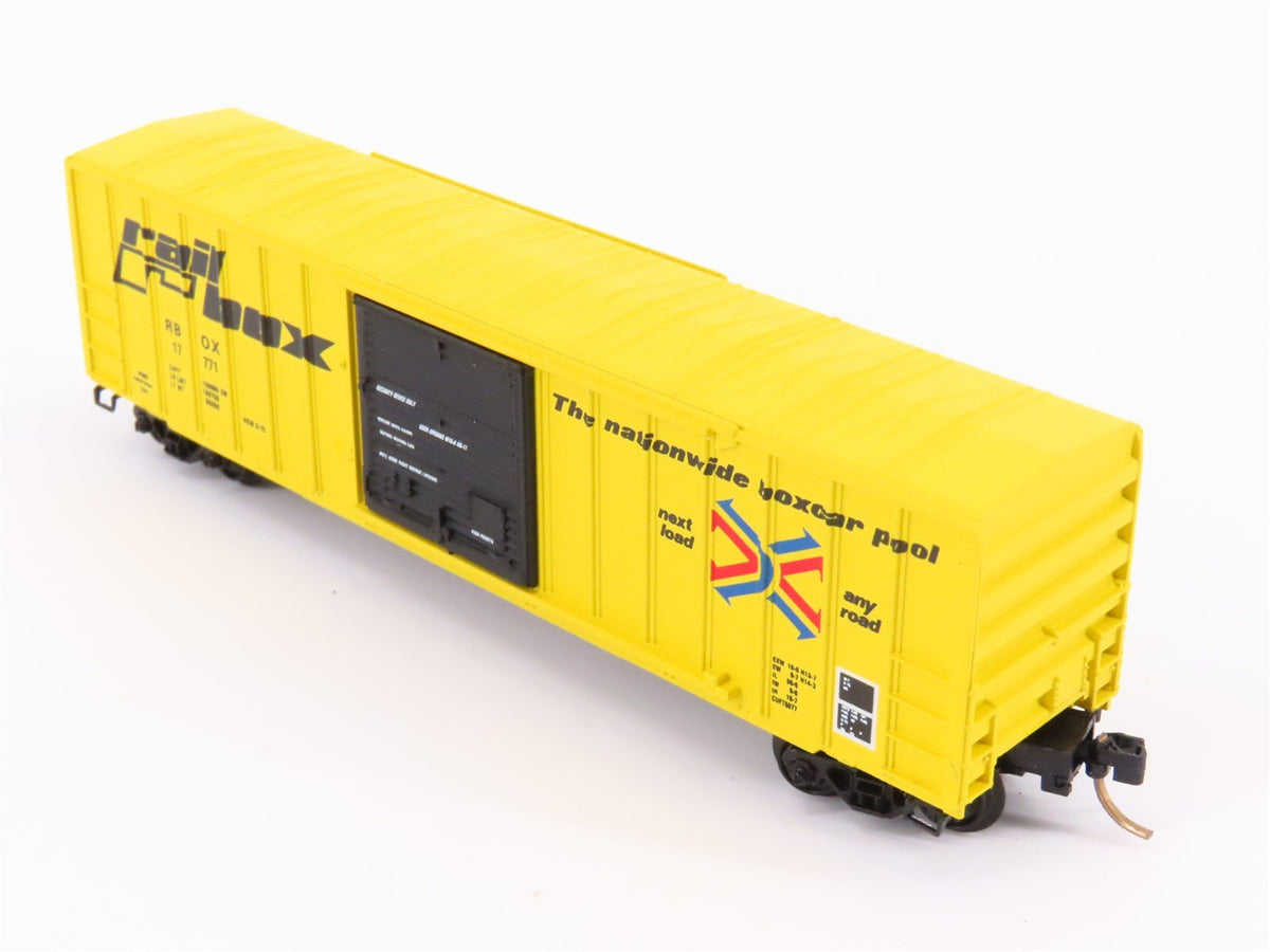 N Scale Kadee Micro-Trains MTL 25012 RBOX Railbox 50&#39; Rib Side Box Car #17771