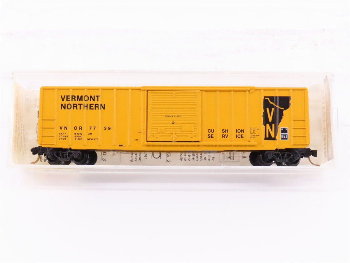 N Scale Kadee Micro-Trains MTL 25420 VN Vermont Northern 50&#39; Box Car #7739