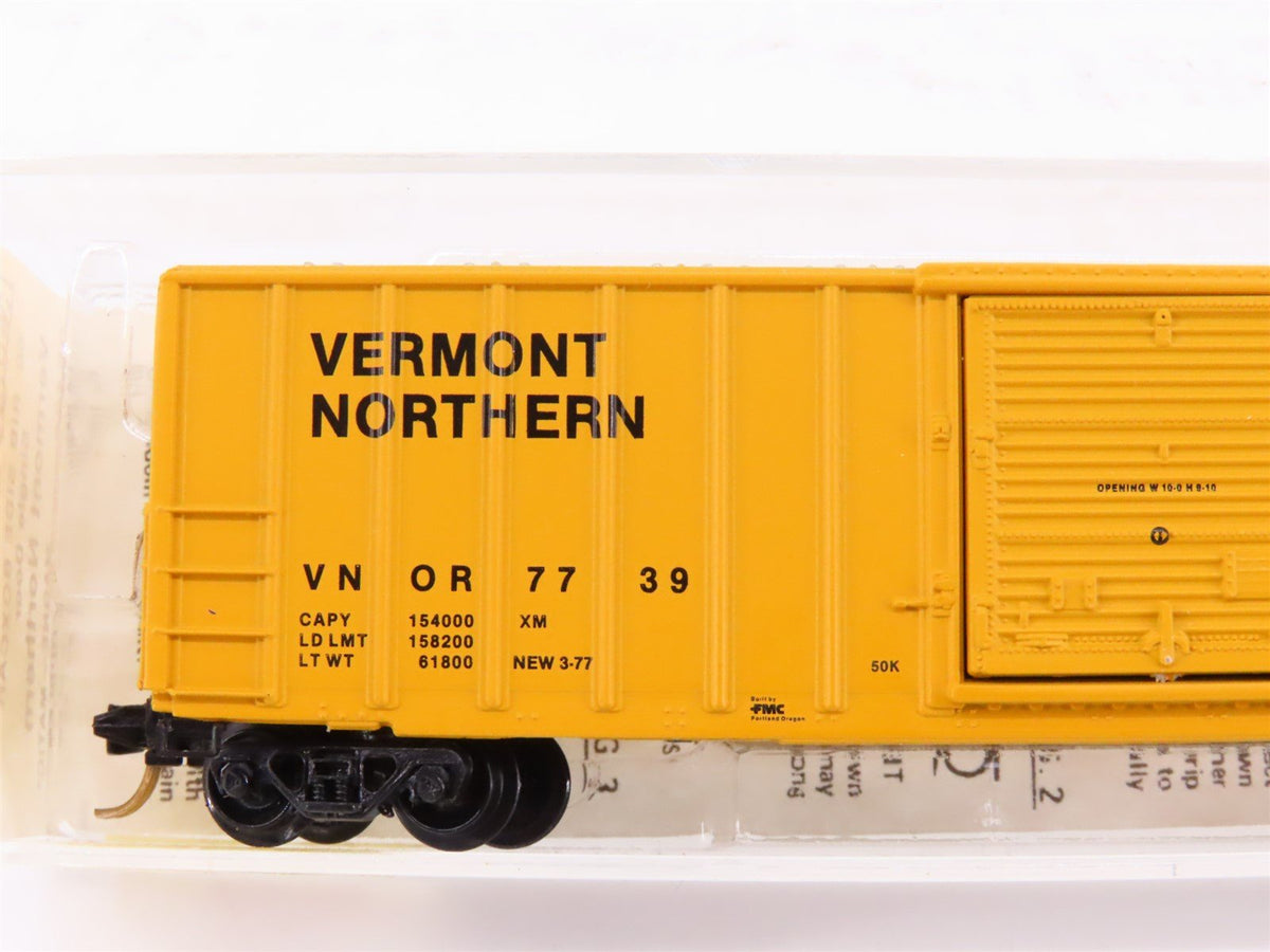 N Scale Kadee Micro-Trains MTL 25420 VN Vermont Northern 50&#39; Box Car #7739