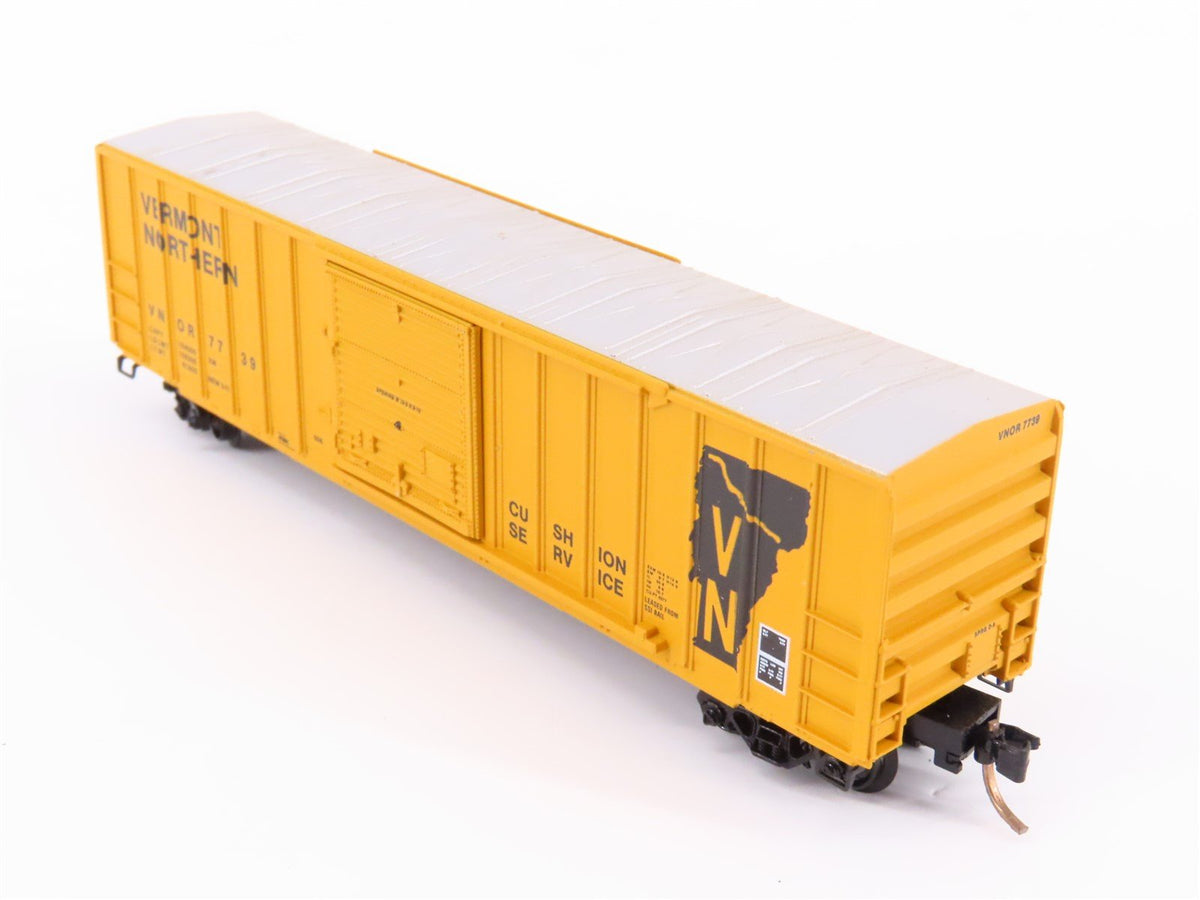 N Scale Kadee Micro-Trains MTL 25420 VN Vermont Northern 50&#39; Box Car #7739