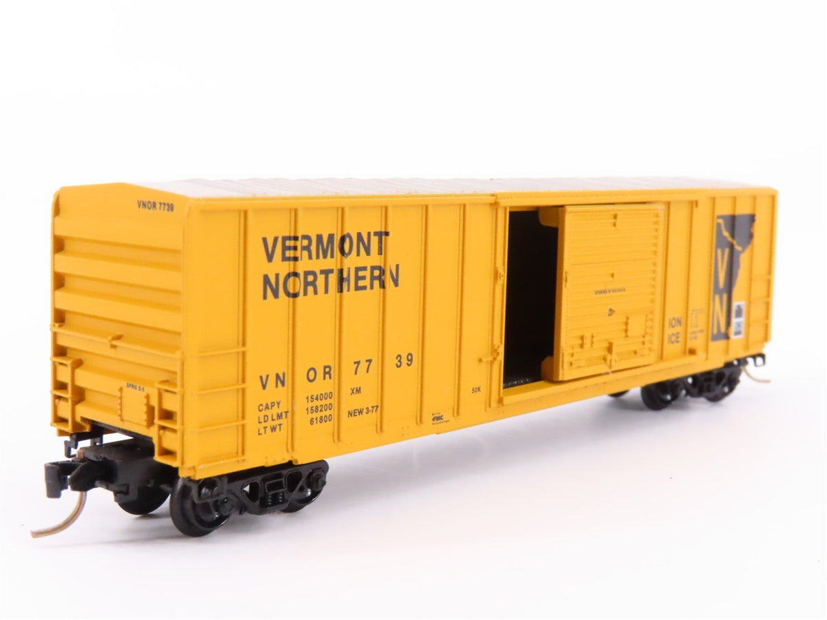 N Scale Kadee Micro-Trains MTL 25420 VN Vermont Northern 50&#39; Box Car #7739