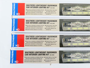 Lot of 12 HO Scale Walthers 933-1049 & 933-1089 Budd/PS Passenger Lighting Kits