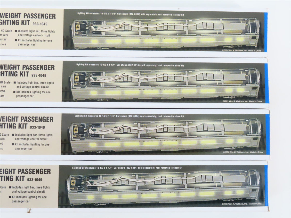 Lot of 12 HO Scale Walthers 933-1049 &amp; 933-1089 Budd/PS Passenger Lighting Kits