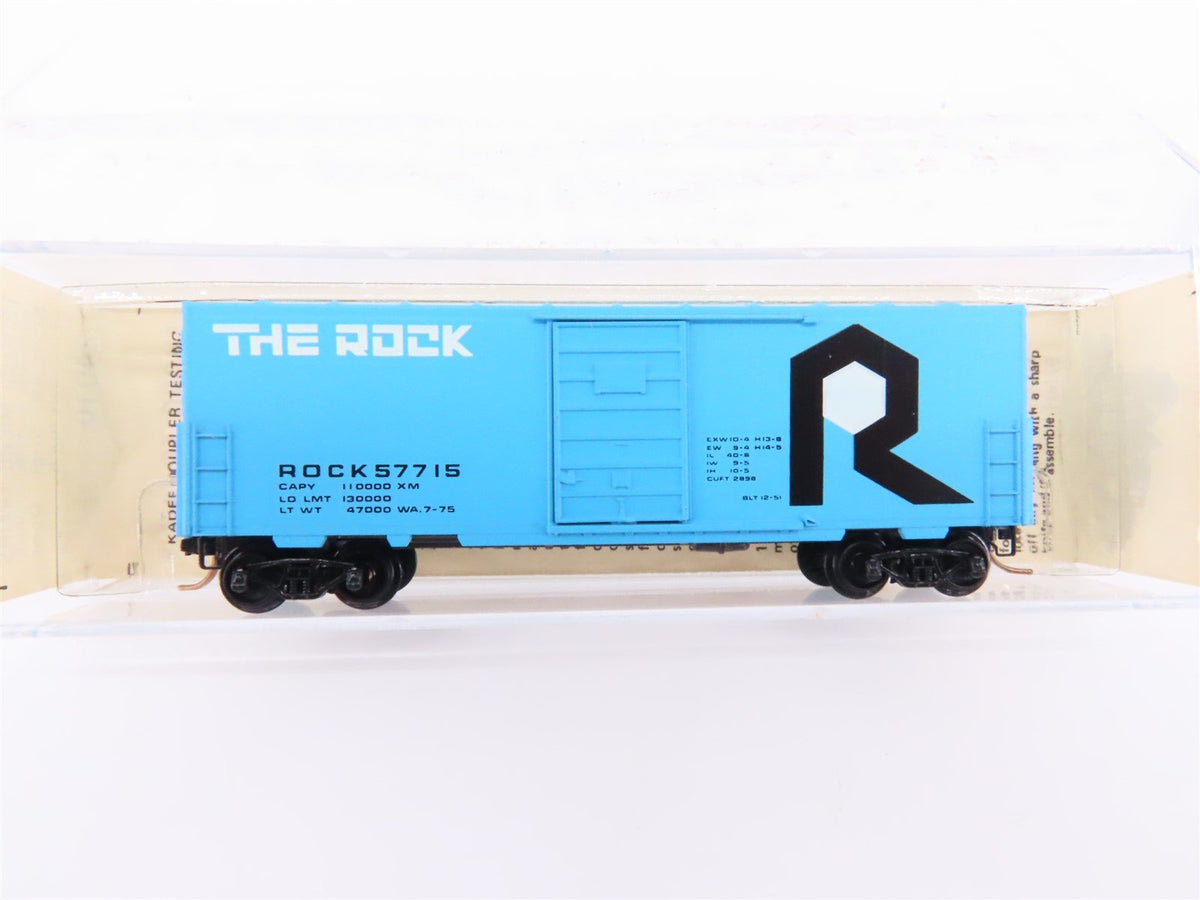 N Scale Kadee Micro-Trains MTL 24010 ROCK Railroad 40&#39; Box Car #57715