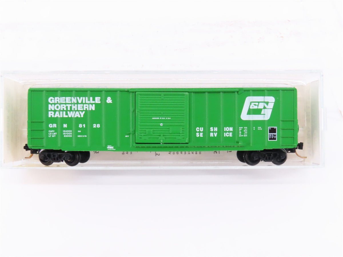 N Scale Kadee Micro-Trains MTL 25210 GRN Greenville &amp; Northern 50&#39; Box Car #8128