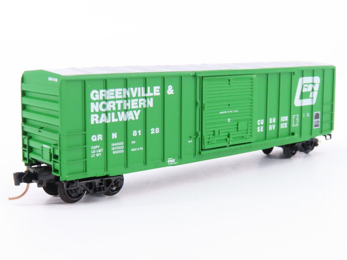 N Scale Kadee Micro-Trains MTL 25210 GRN Greenville &amp; Northern 50&#39; Box Car #8128