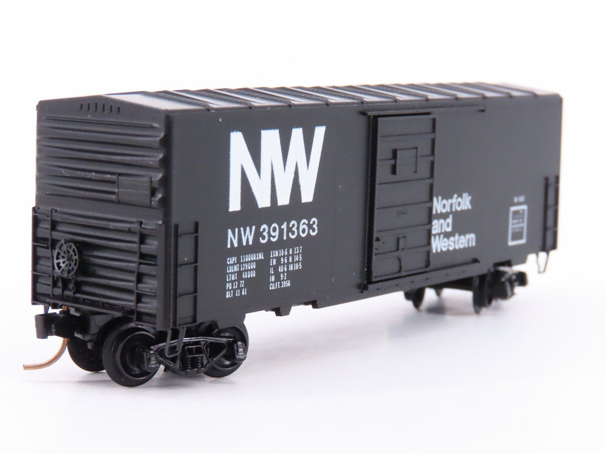 N Scale Kadee Micro-Trains MTL 24030 NW Norfolk &amp; Western 40&#39; Box Car #391363