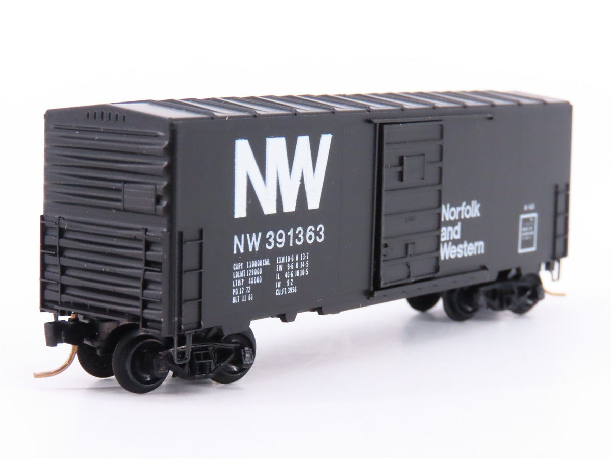 N Scale Kadee Micro-Trains MTL 24030 NW Norfolk &amp; Western 40&#39; Box Car #391363