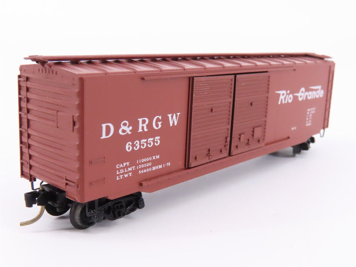 N Scale Kadee Micro-Trains MTL 34105-1 D&amp;RGW Rio Grande 50&#39; Box Car #63555