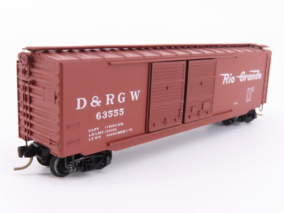 N Scale Kadee Micro-Trains MTL 34105-1 D&amp;RGW Rio Grande 50&#39; Box Car #63555