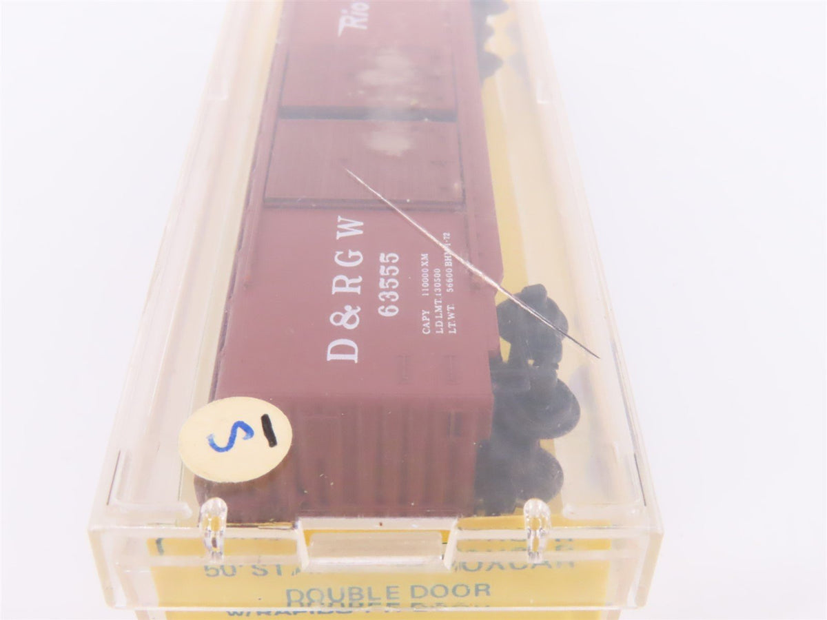 N Scale Kadee Micro-Trains MTL 34105-1 D&amp;RGW Rio Grande 50&#39; Box Car #63555