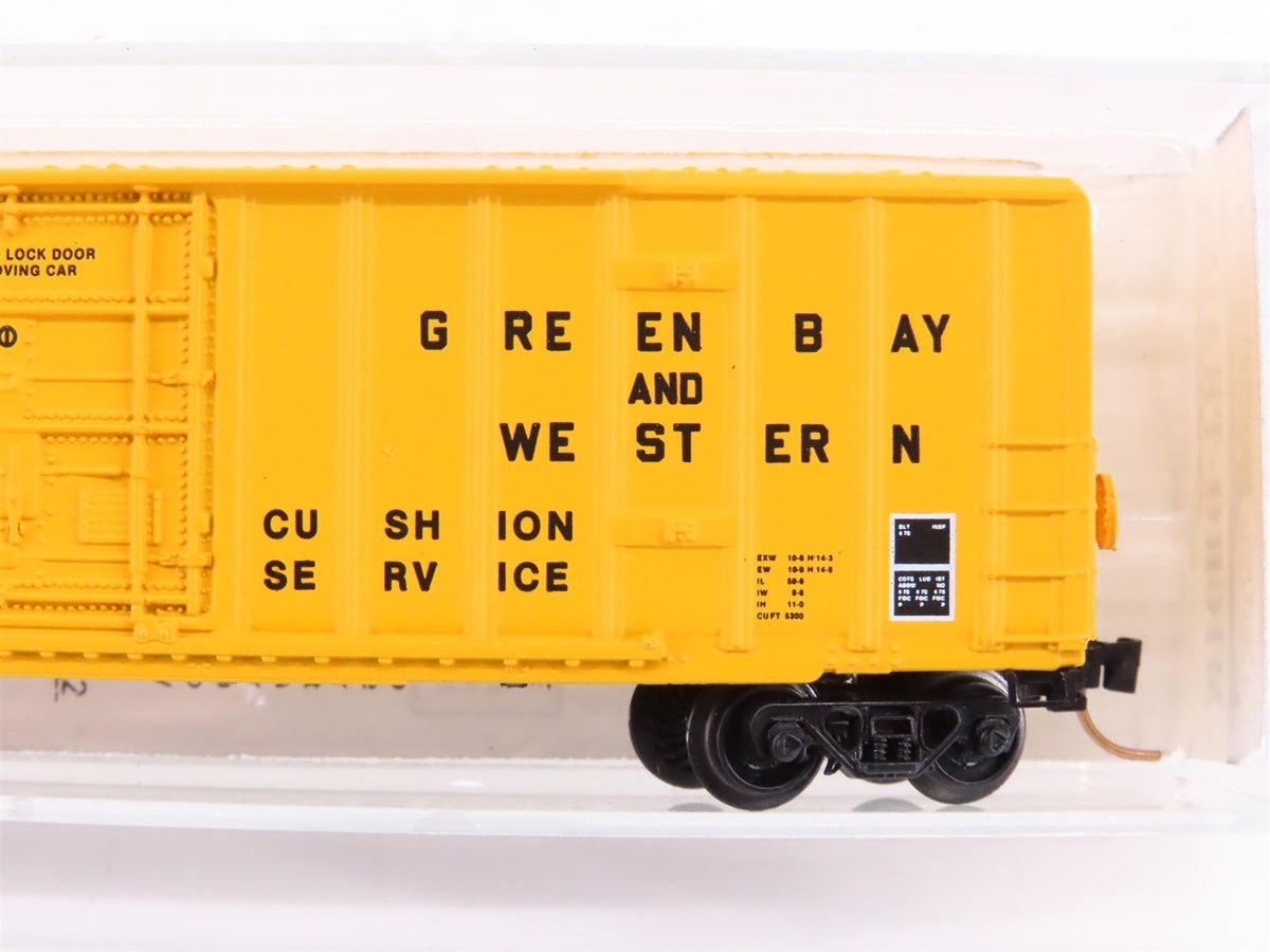 N Scale Kadee Micro-Trains MTL 27080 GBW Green Bay Western 50&#39; Box Car #7385