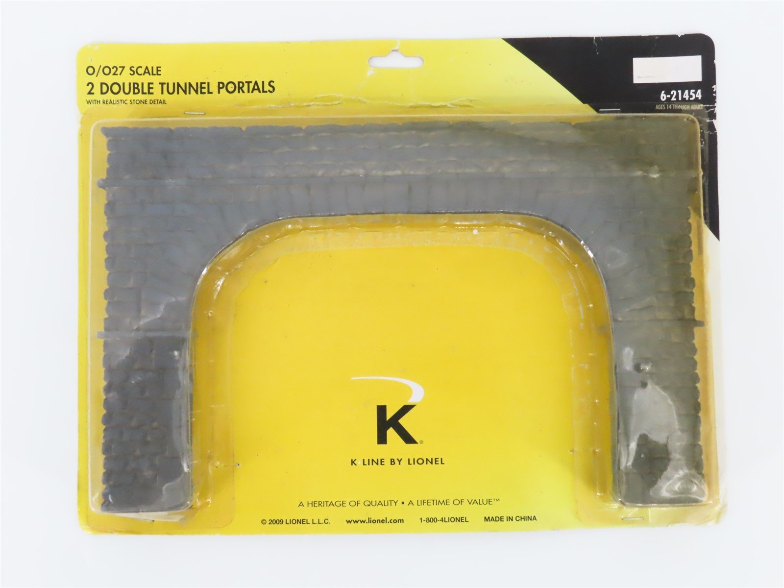 O 1/48 Scale K-Line 6-21454 Double Train Tunnel Portal Pack