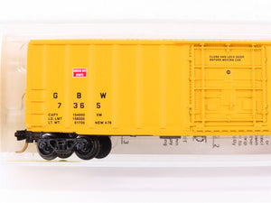 N Scale Kadee Micro-Trains MTL 27080 GBW Green Bay Western 50' Box Car #7365