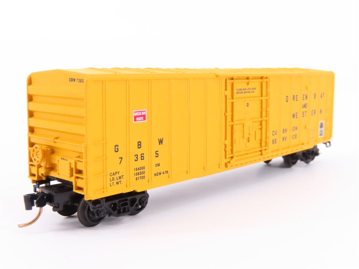 N Scale Kadee Micro-Trains MTL 27080 GBW Green Bay Western 50&#39; Box Car #7365