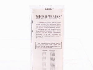 N Kadee Micro-Trains MTL 70010 PFE Pacific Fruit Express 51' Reefer #302322