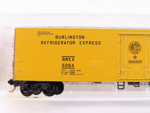 N Kadee Micro-Trains MTL 69040 BREX Burlington Route Mechanical Reefer #5064